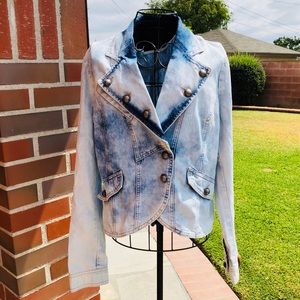 Dorothy Perkins Plus Size Two Toned Denim Jacket